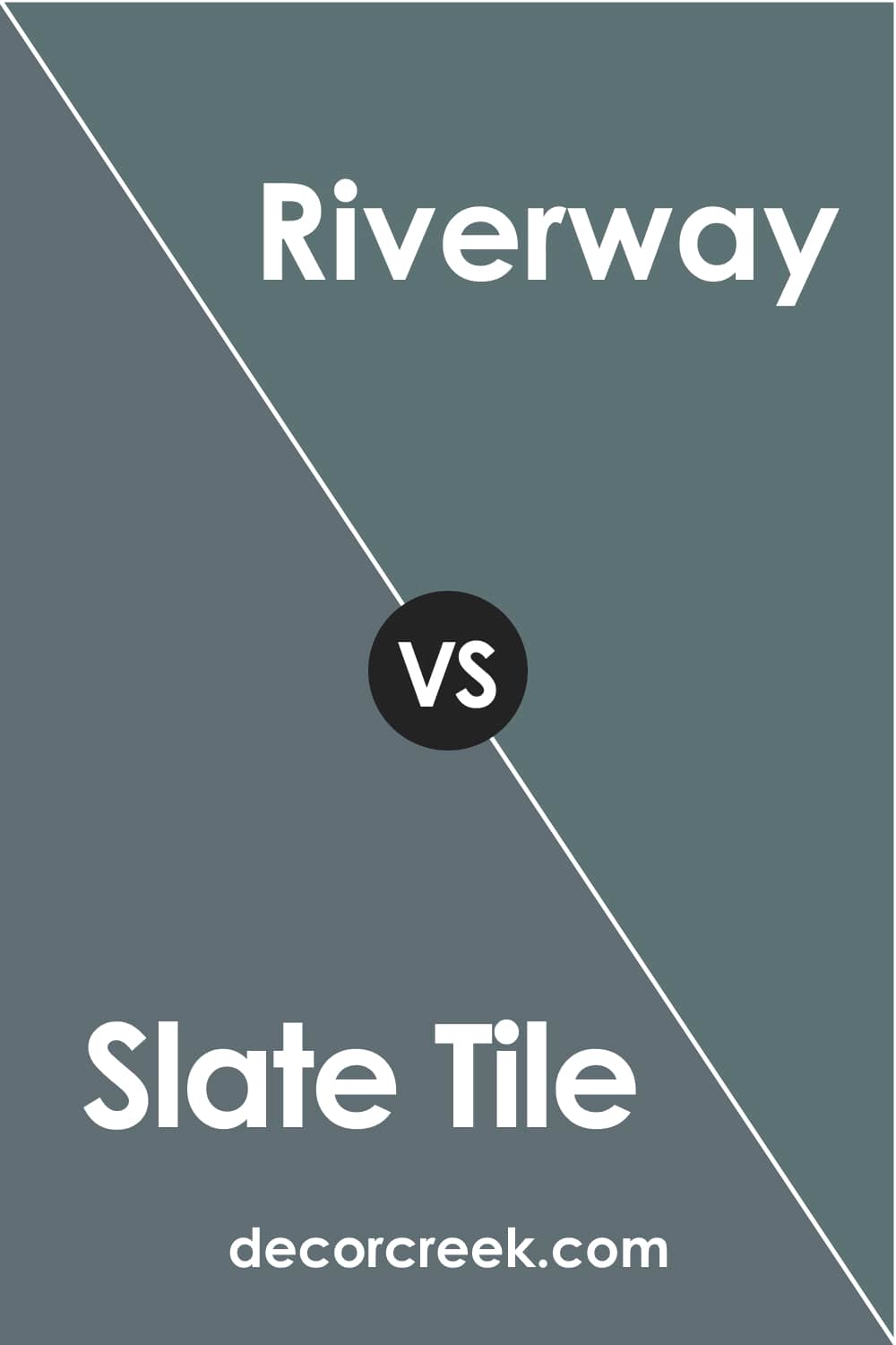 Slate Tile vs Riverway