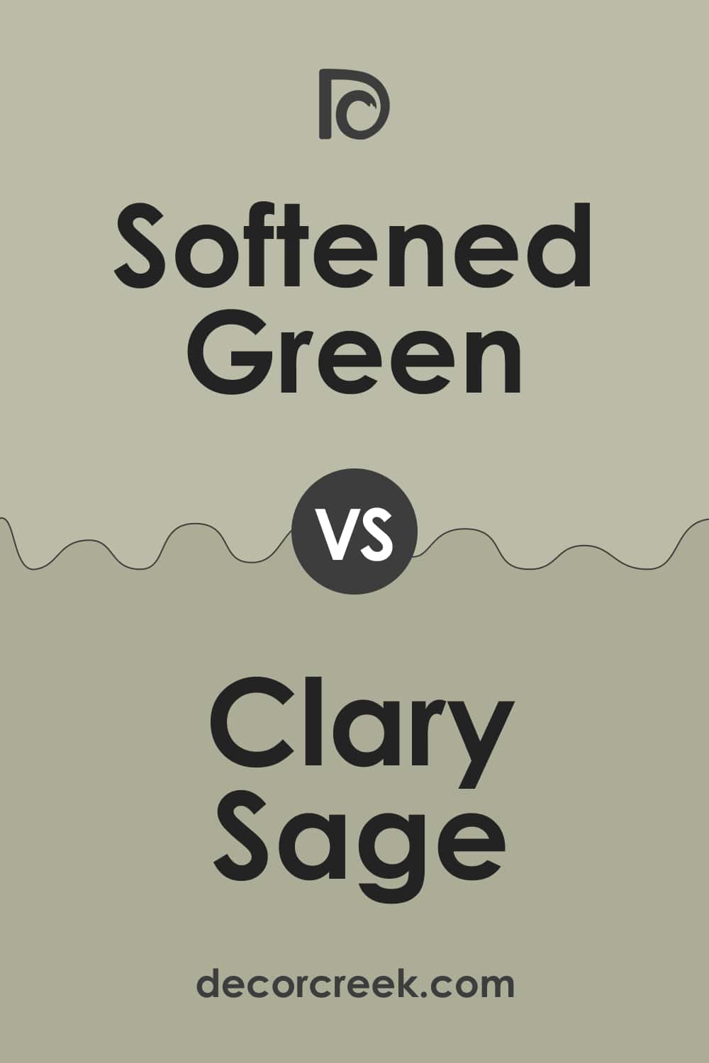 Softened Green vs Clary Sage