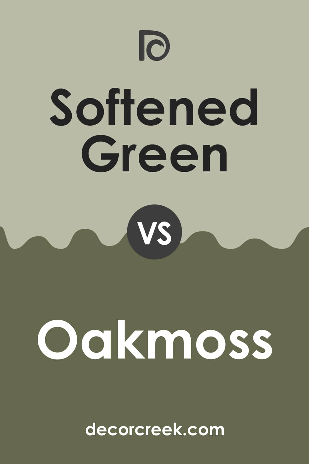 Softened Green vs Oakmoss