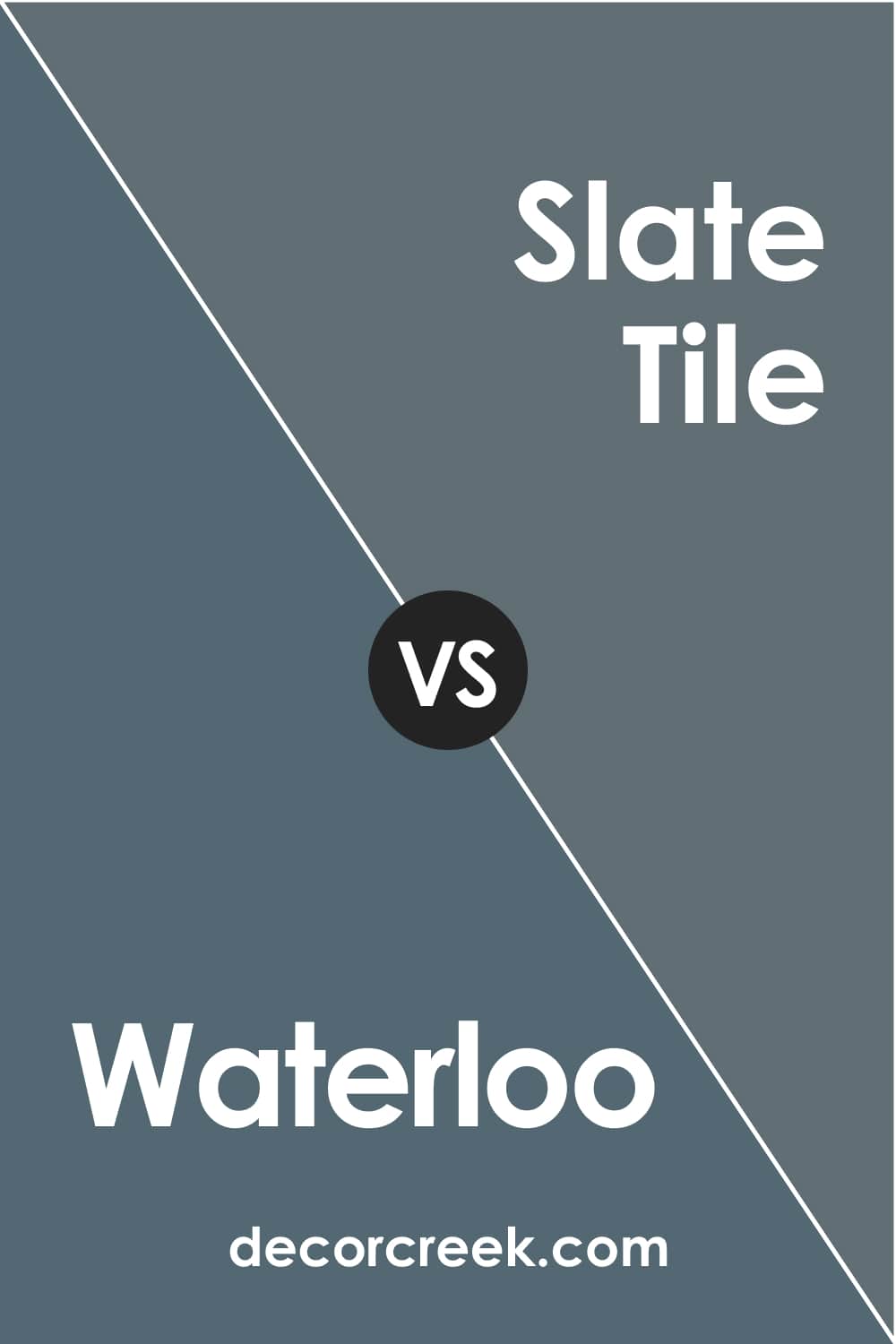 Waterloo vs Slate Tile