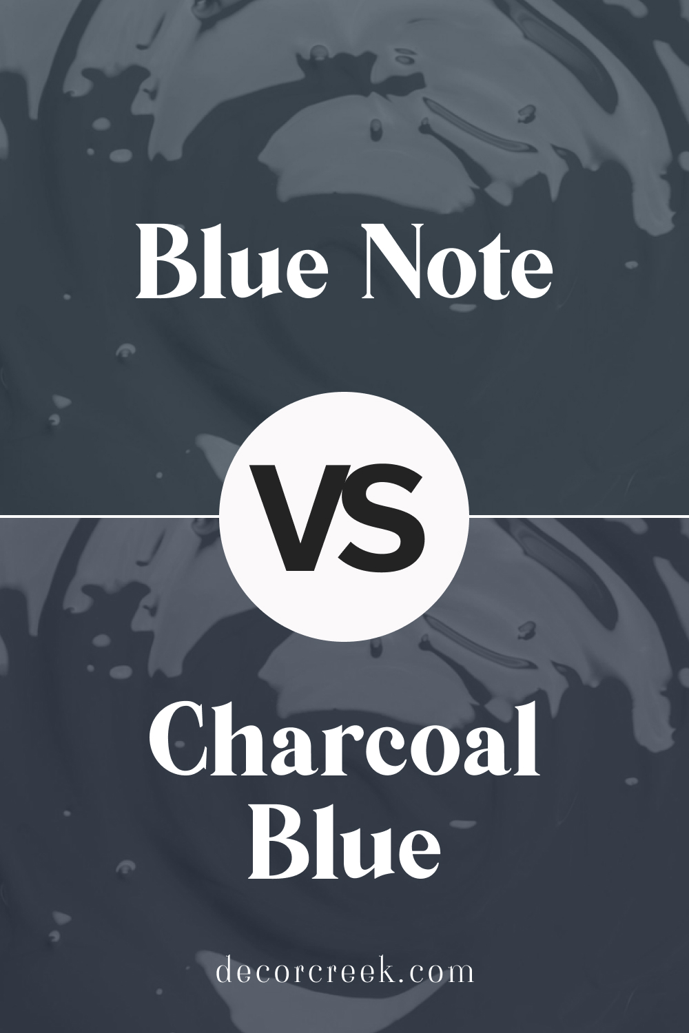 Charcoal Blue SW 2739 vs Blue Note 2129-30 by Benjamin Moore