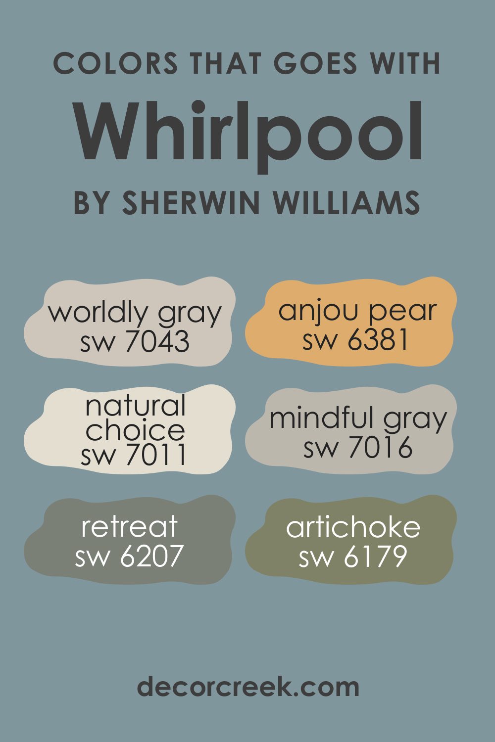 Whirlpool SW 9135 Paint Color by Sherwin Williams DecorCreek