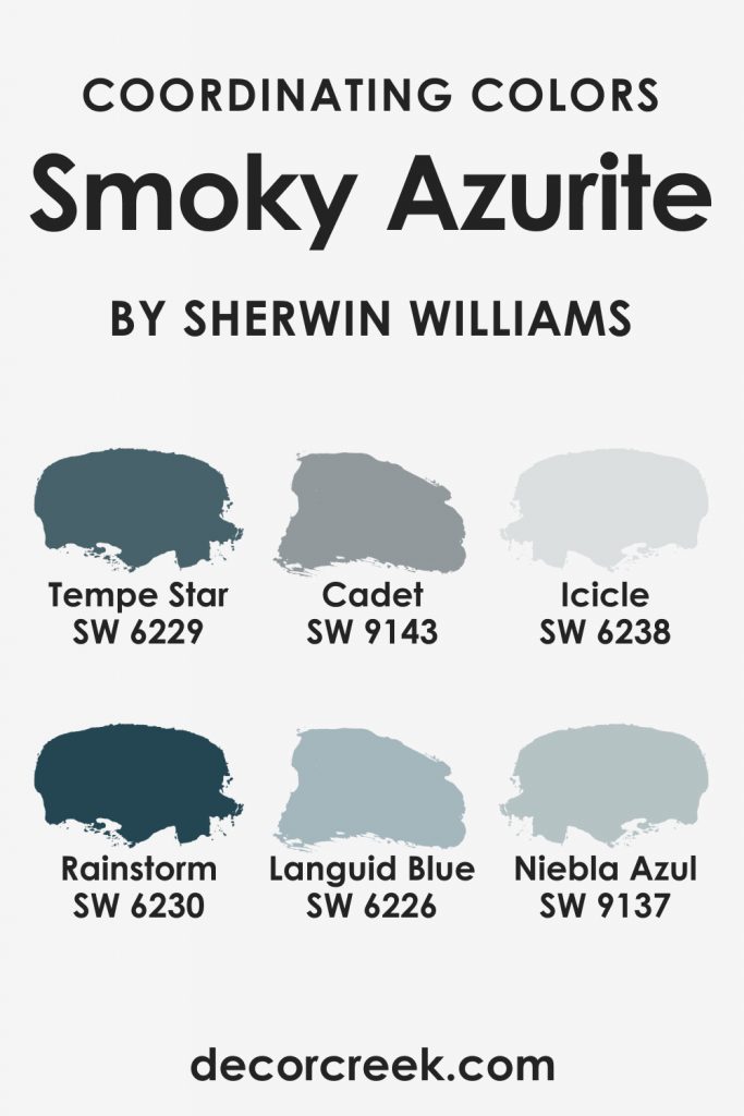 Smoky Azurite SW 9148 Paint Color by SherwinWilliams DecorCreek