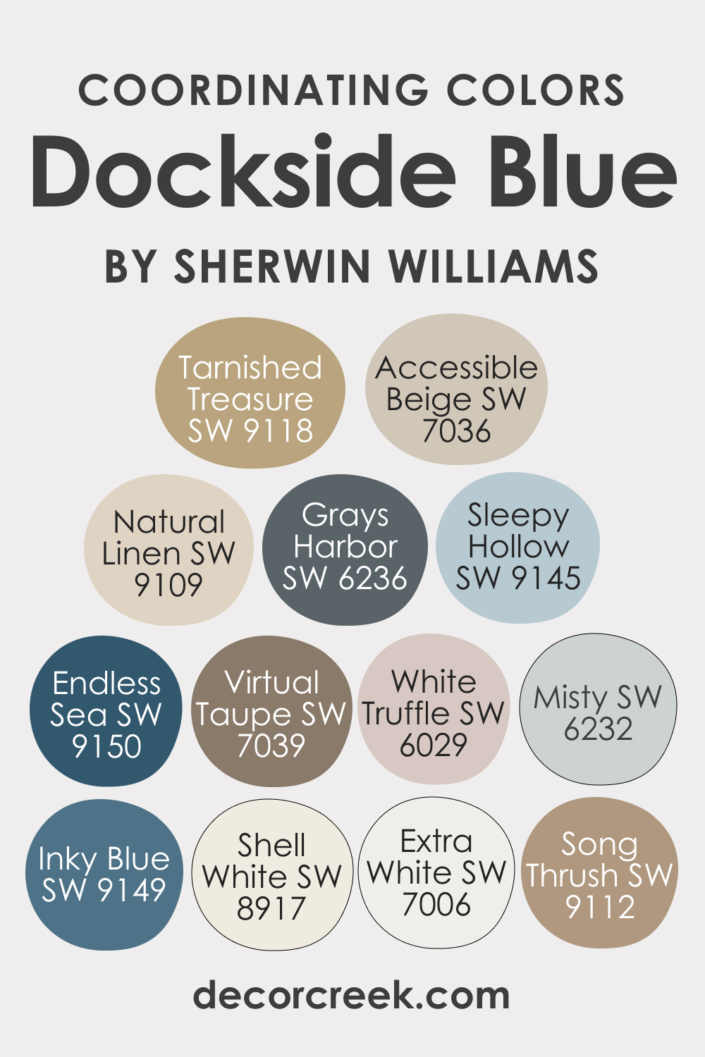 SW Dockside Blue Coordinating Colors