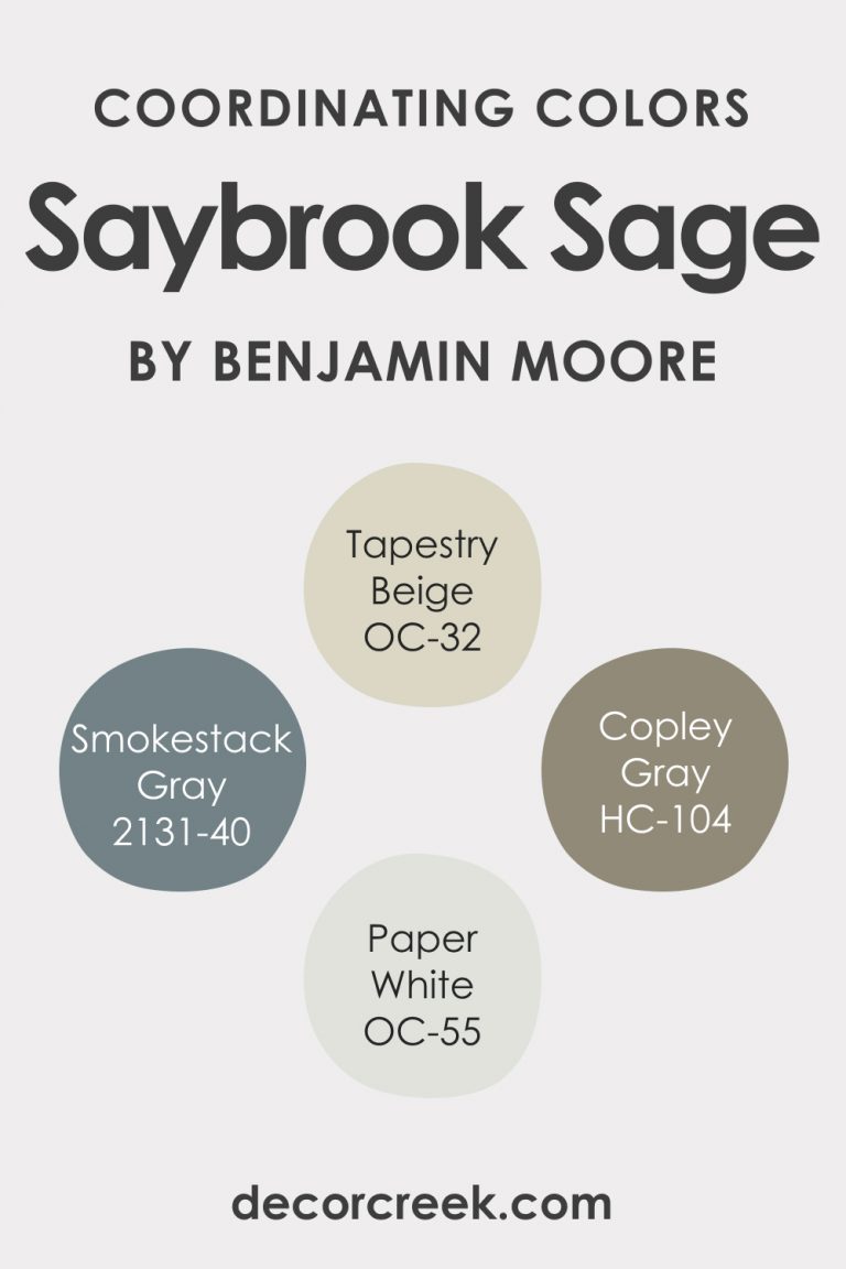 Saybrook Sage HC-114 Paint Color by Benjamin Moore - DecorCreek