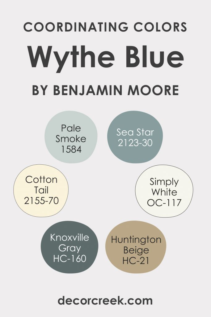 Wythe Blue Coordinating Colors | Coloring Pages