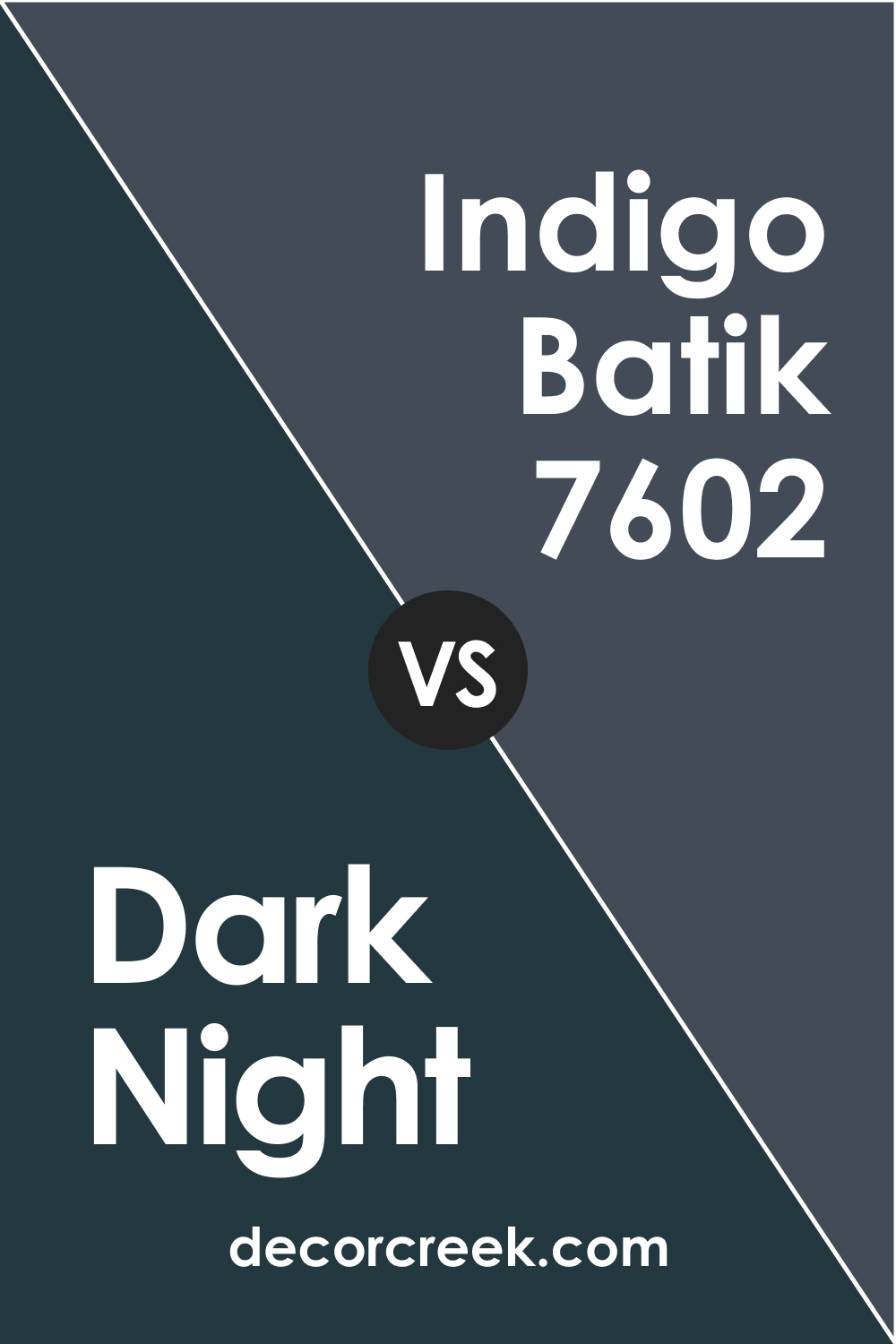 Dark Night vs Indigo Batik