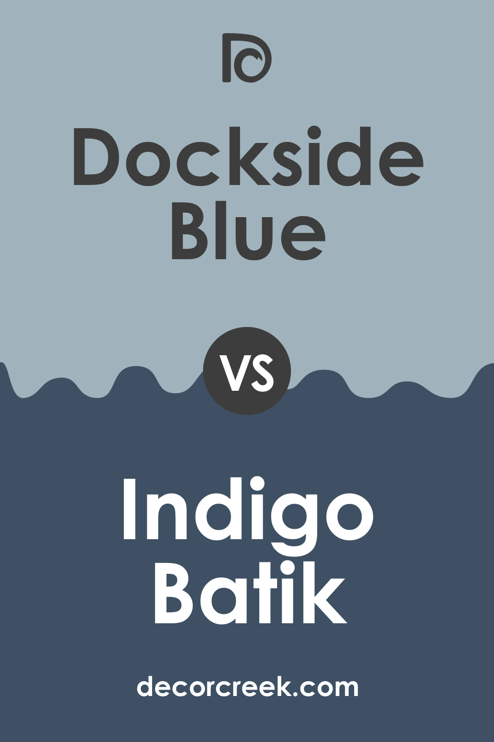 Dockside Blue vs Indigo Batik