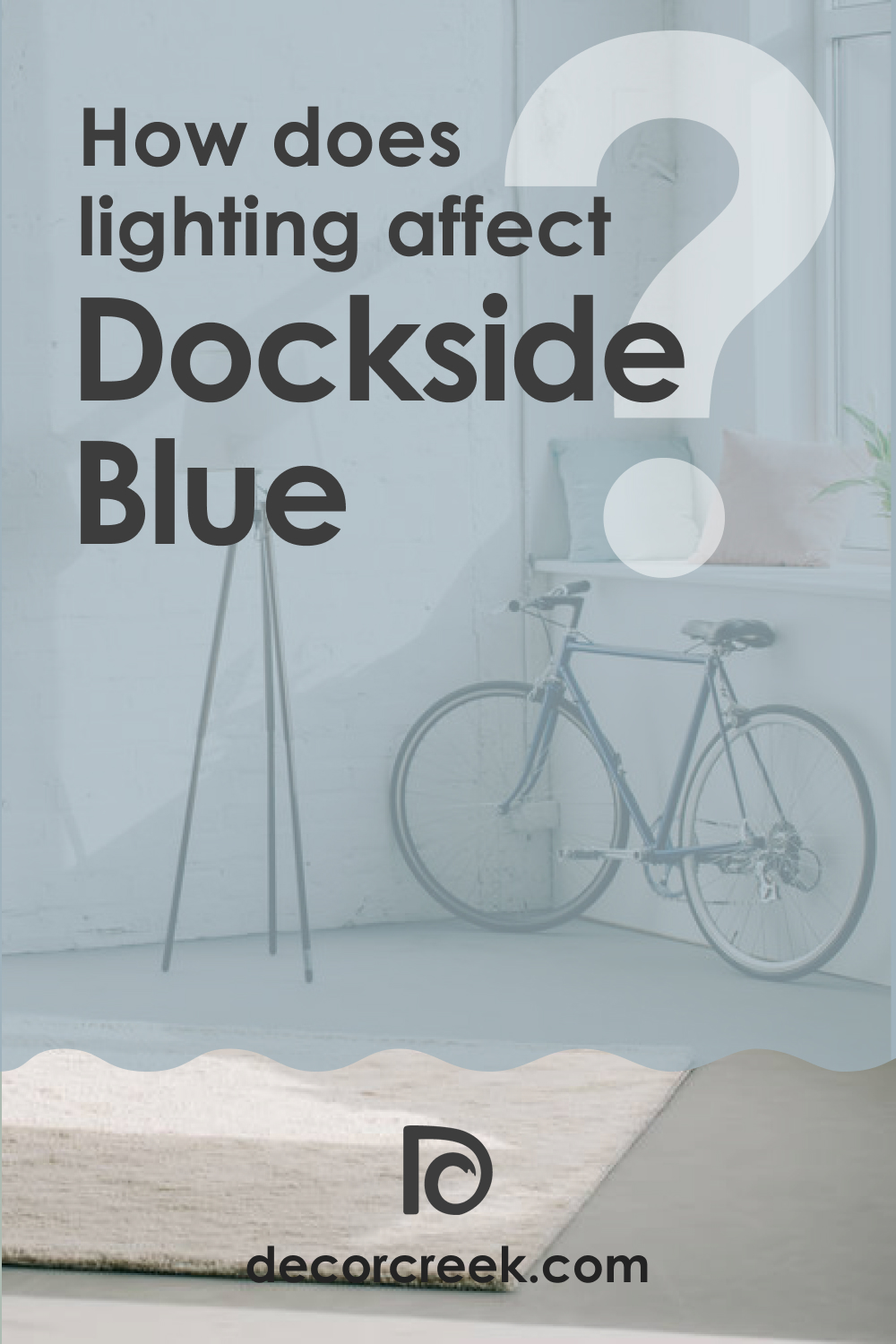 Lighting of Dockside Blue SW 7601 by Sherwin Williams