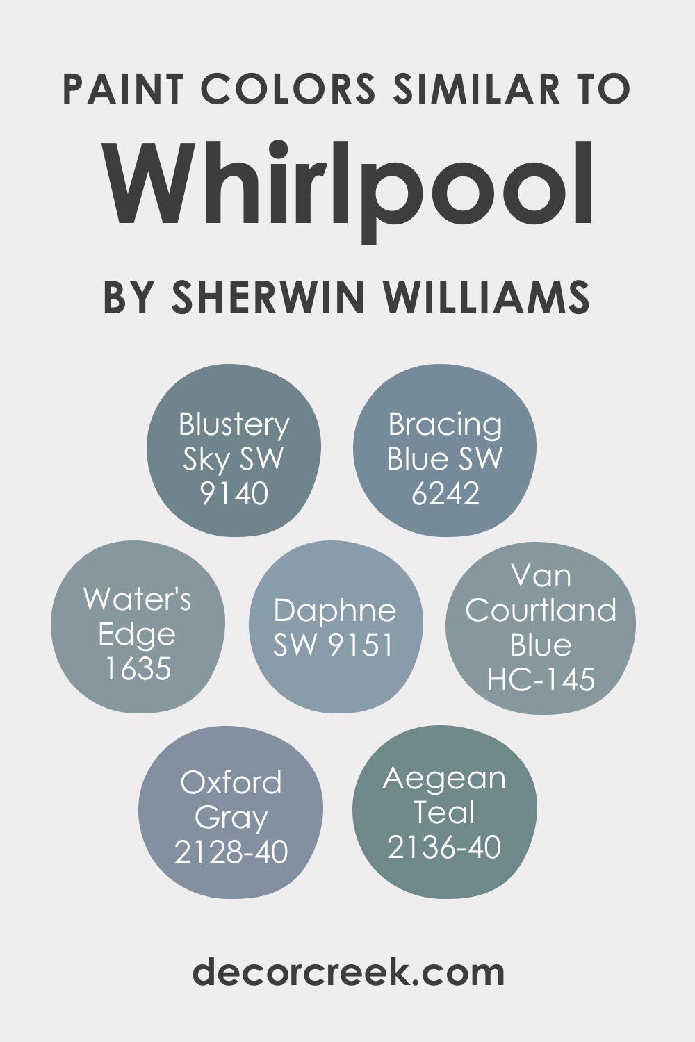 Whirlpool SW 9135 Paint Color by Sherwin Williams - DecorCreek