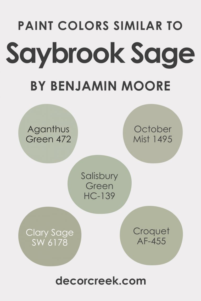 Saybrook Sage HC-114 Paint Color by Benjamin Moore - DecorCreek