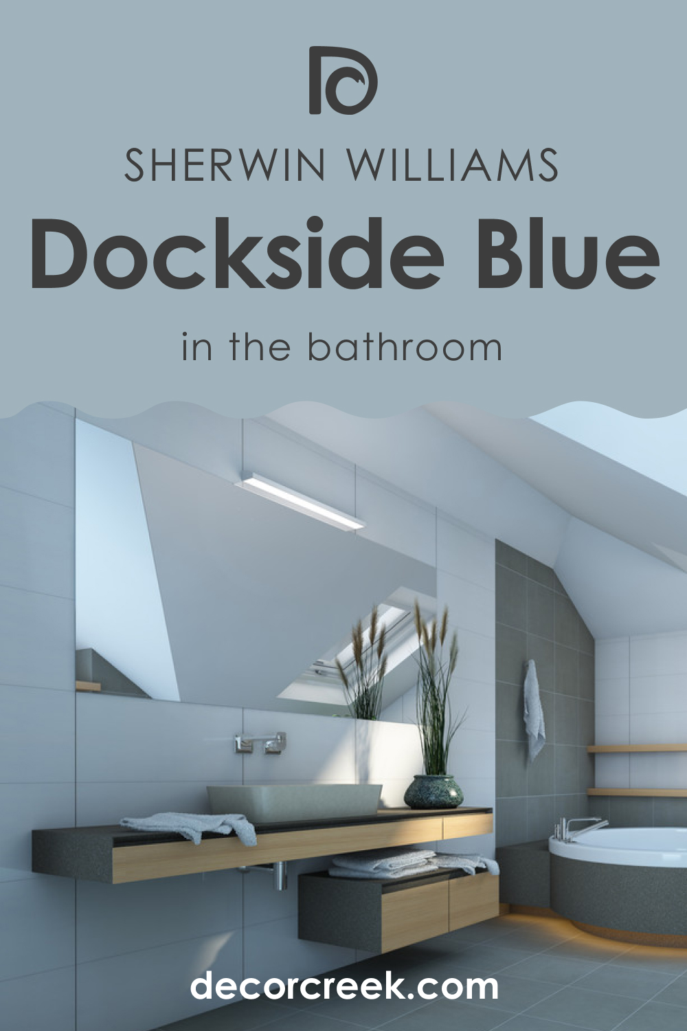 Dockside Blue SW 7601 for the Bathroom