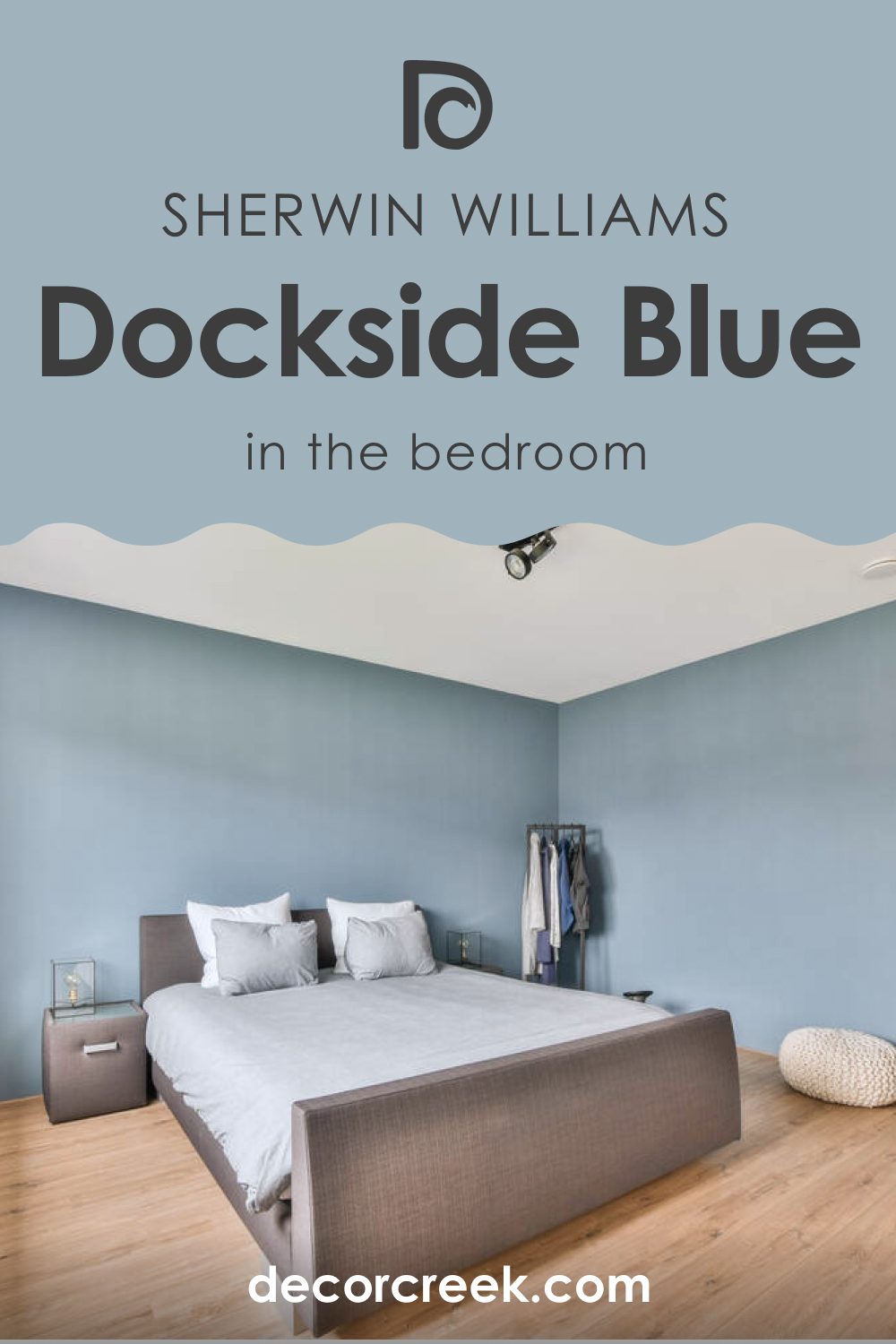 Dockside Blue SW 7601 and Bedroom