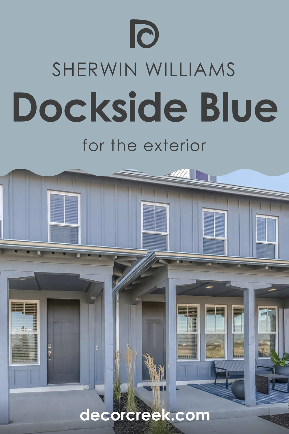 Dockside Blue SW 7601 for the Exterior Use