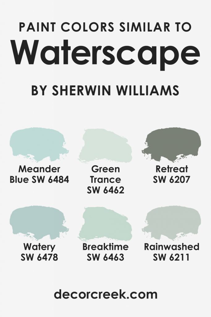 Waterscape SW 6470 Paint Color by Sherwin-Williams - DecorCreek