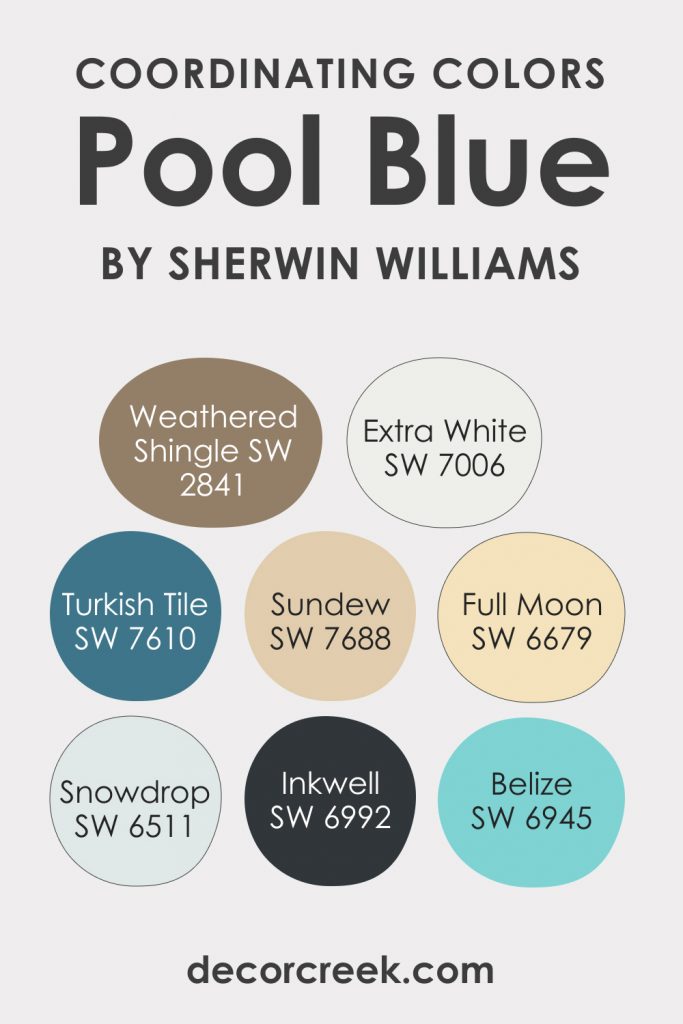 Pool Blue SW 6944 Paint Color By Sherwin Williams Coordinating Colors For Pool Blue By Sherwin Williams 683x1024