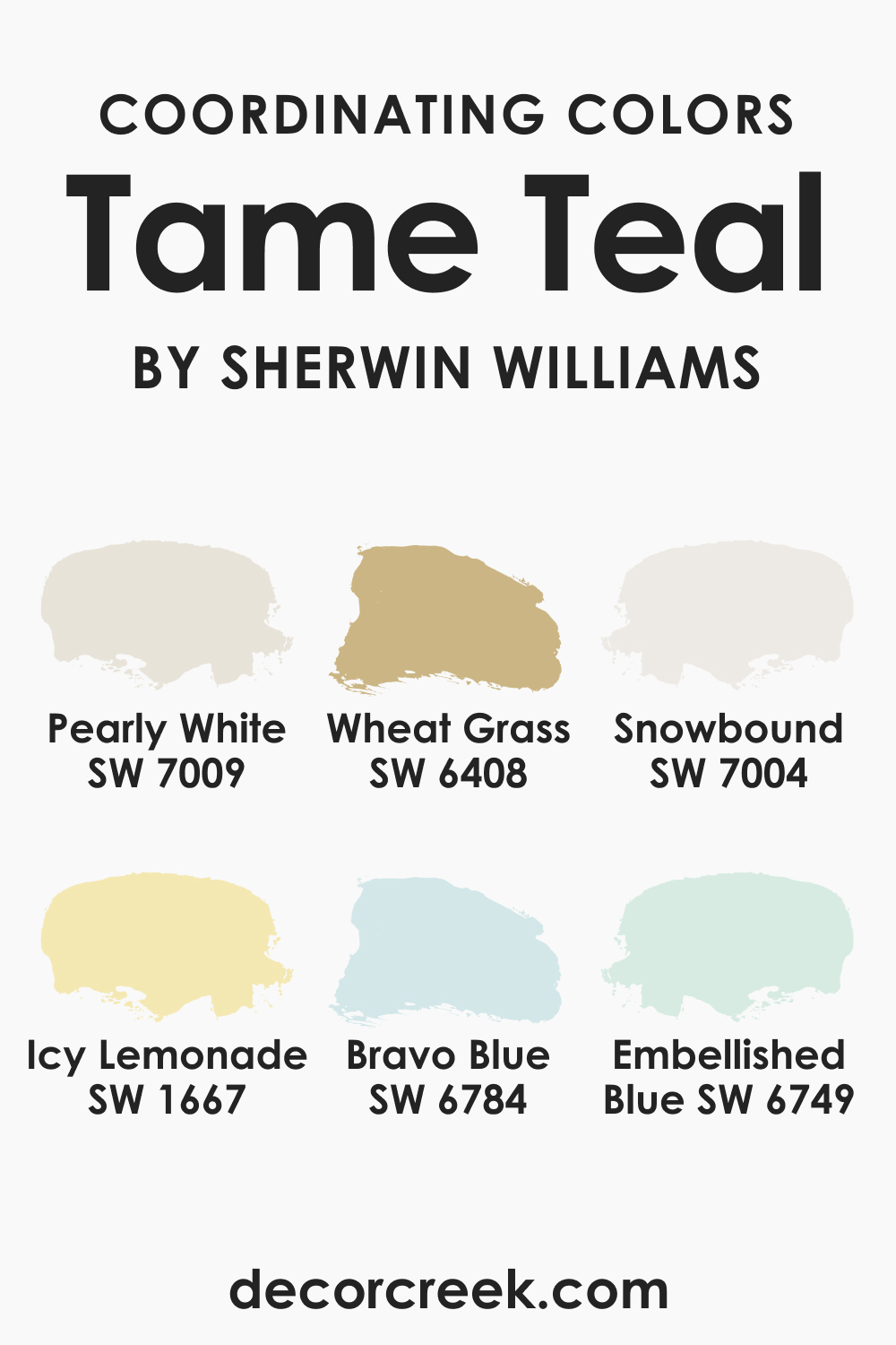 Tame Teal SW 6757 Paint Color by Sherwin-Williams