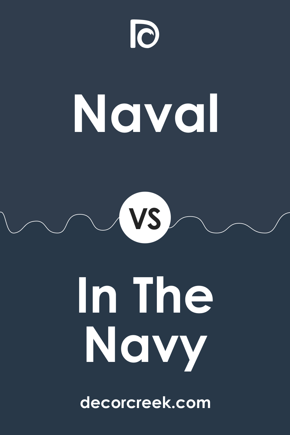 Naval SW 6244 vs In the Navy SW 9178 by Sherwin Williams