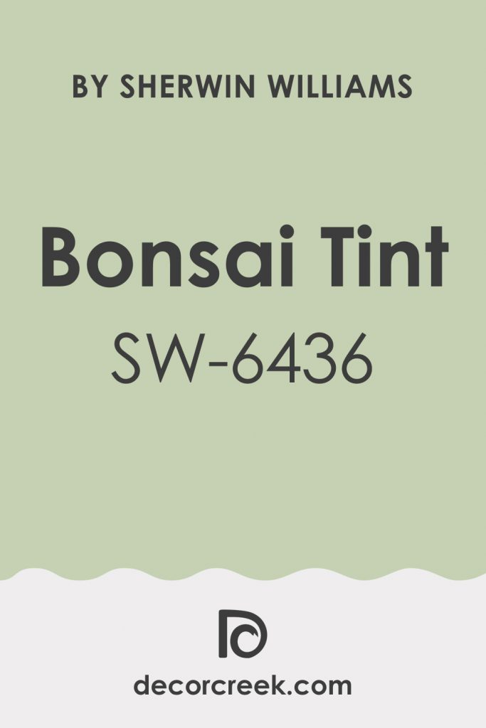 Bonsai Tint SW 6436 Paint Color by SherwinWilliams DecorCreek