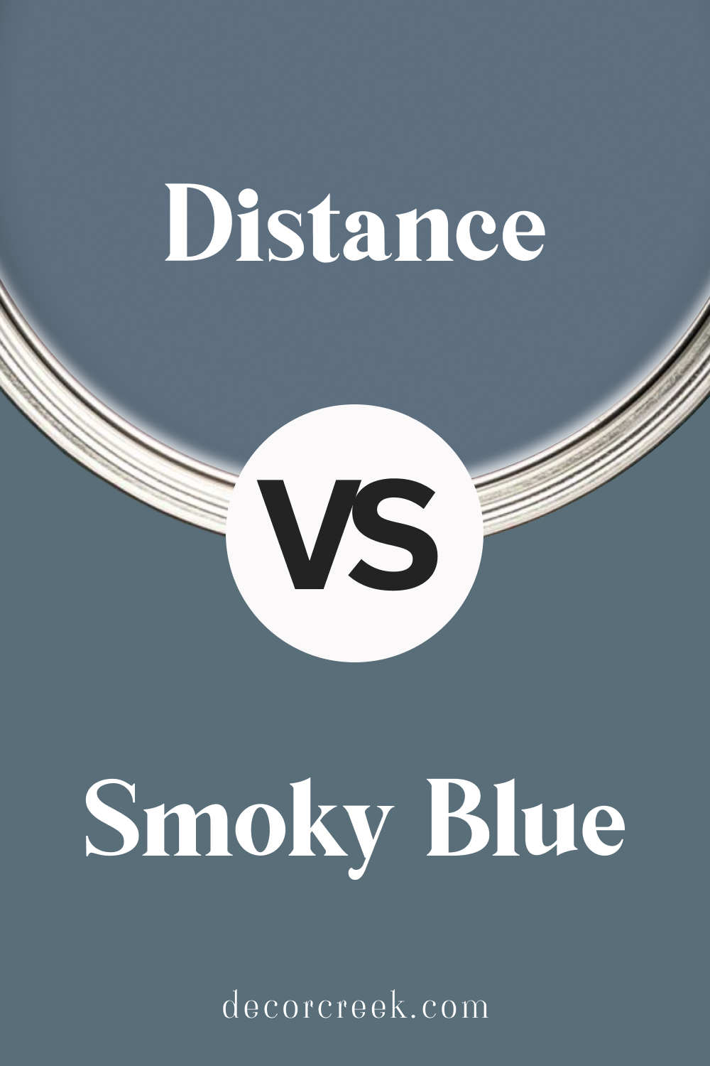 Sherwin Williams Distance SW 6243 vs Smoky Blue SW 7604