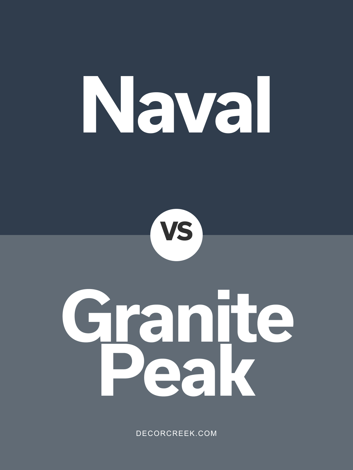 Sherwin Williams Granite Peak SW 6250 vs Naval SW 6244