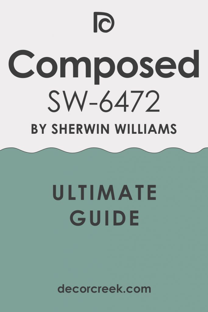 Composed SW 6472 Paint Color by Sherwin-Williams