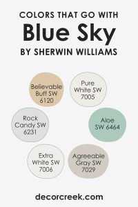 Blue Sky SW 0063 Paint Color by Sherwin-Williams