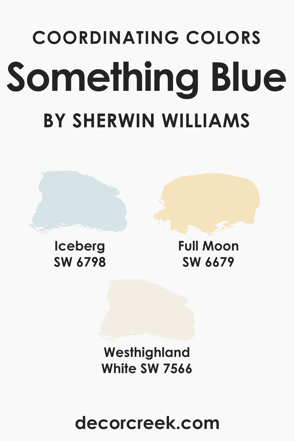 Coordinating Colors of SW 6800 Something Blue