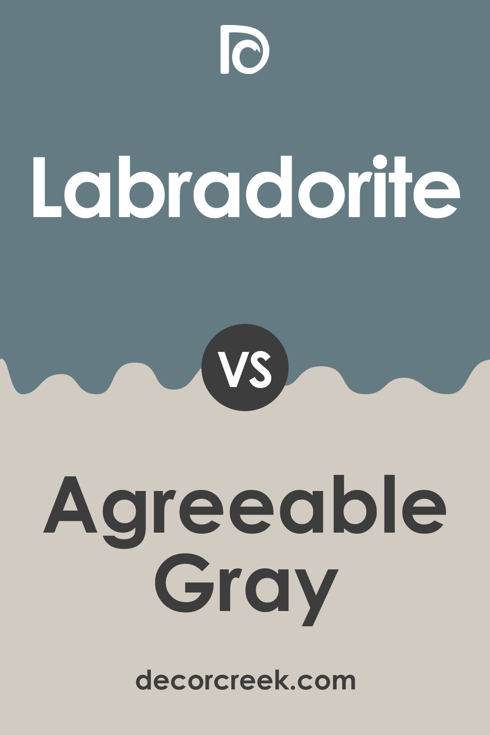 SW Labradorite vs. SW 7029 Agreeable Gray