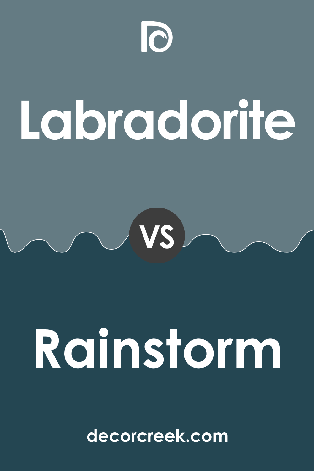 SW Labradorite vs. SW 6230 Rainstorm