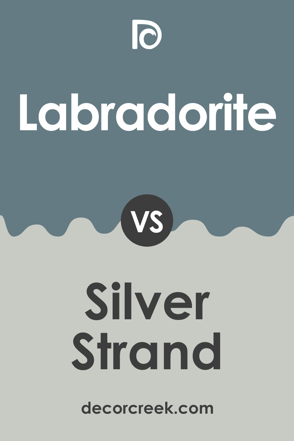 SW Labradorite vs. SW 7057 Silver Strand