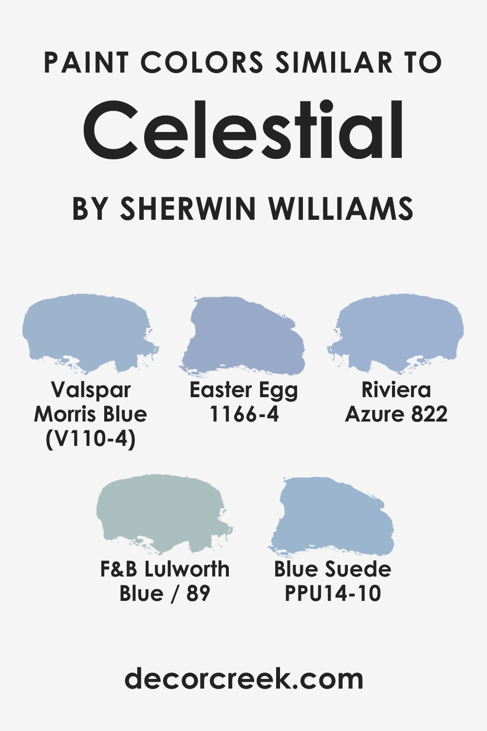 Colors Similar to SW 6808 Celestial