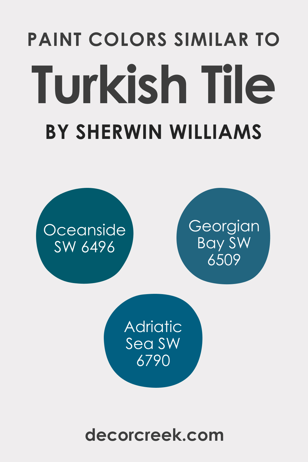 Colors Similar to SW 7610 Turkish Tile