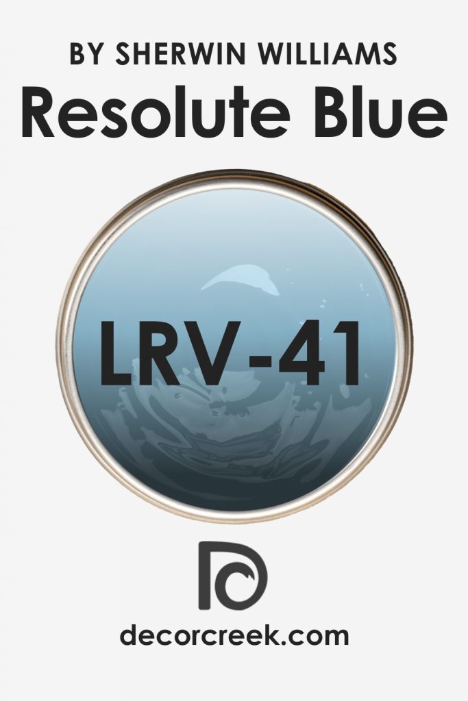 Resolute Blue SW 6507 Paint Color by SherwinWilliams
