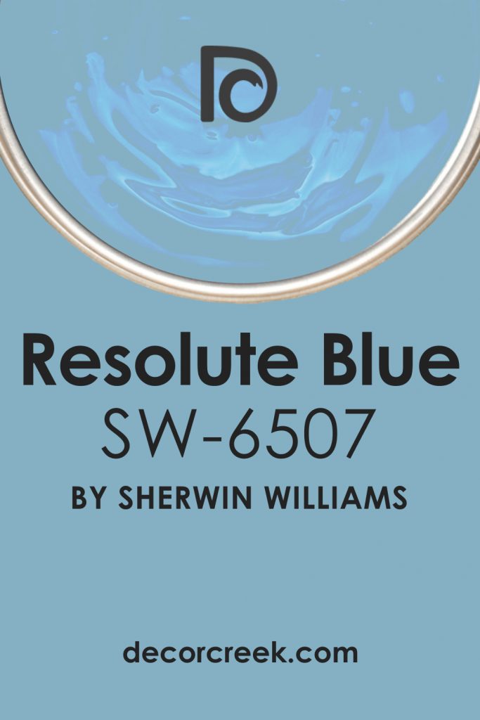 Resolute Blue SW 6507 Paint Color by SherwinWilliams