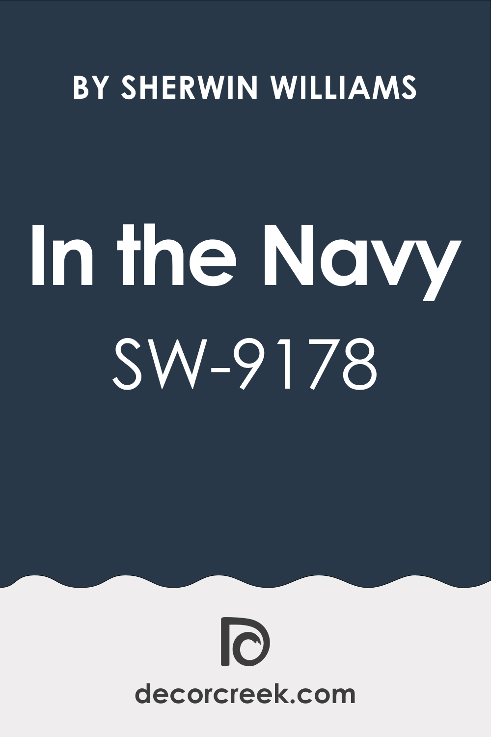 In the Navy SW 9178, Blue Paint Colors