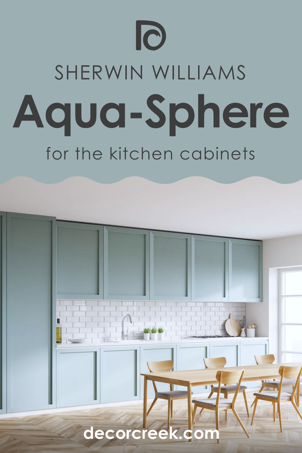 How to Use SW 7613 Aqua-Sphere for Kitchen Cabinets?