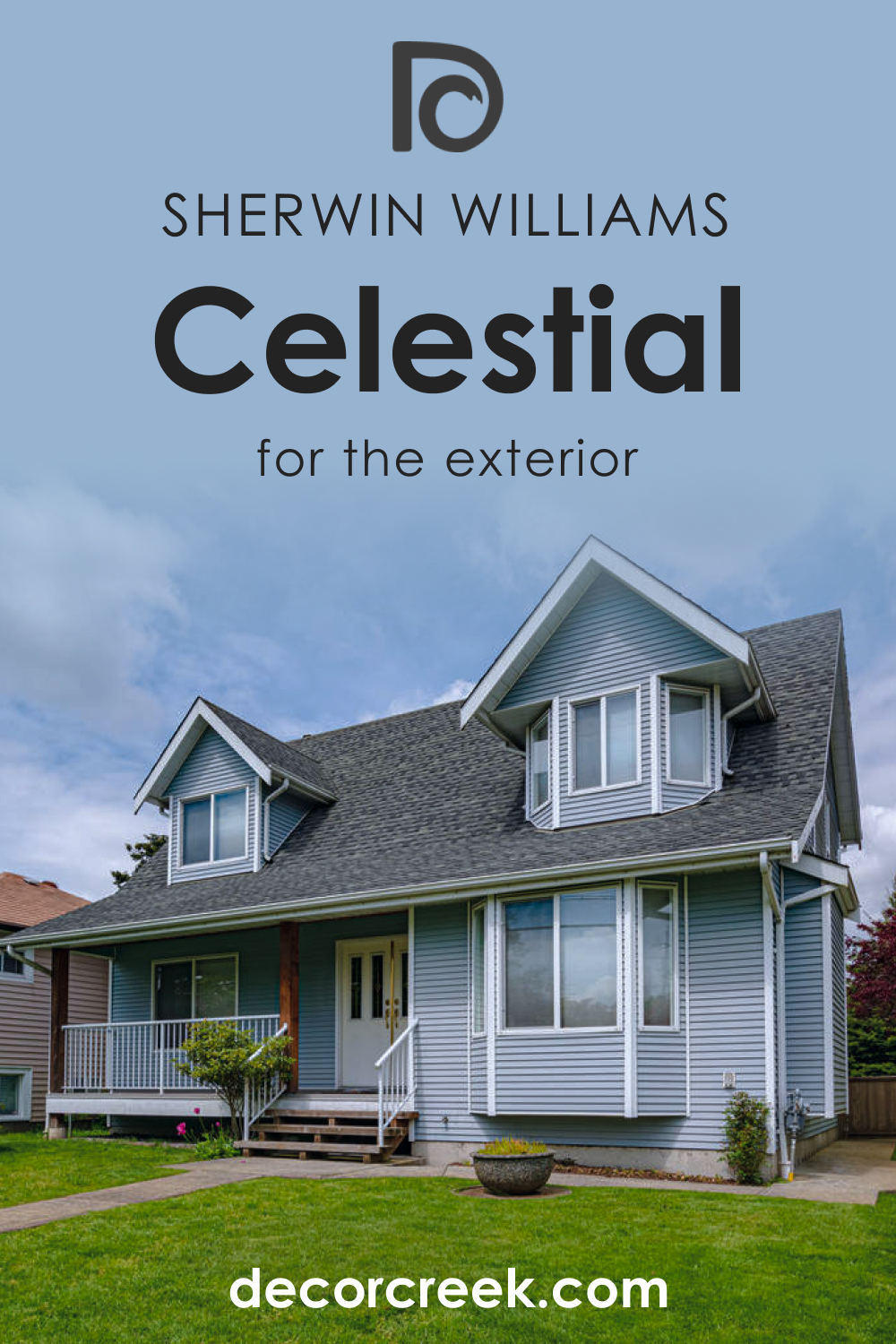 How to Use SW 6808 Celestial for an Exterior?