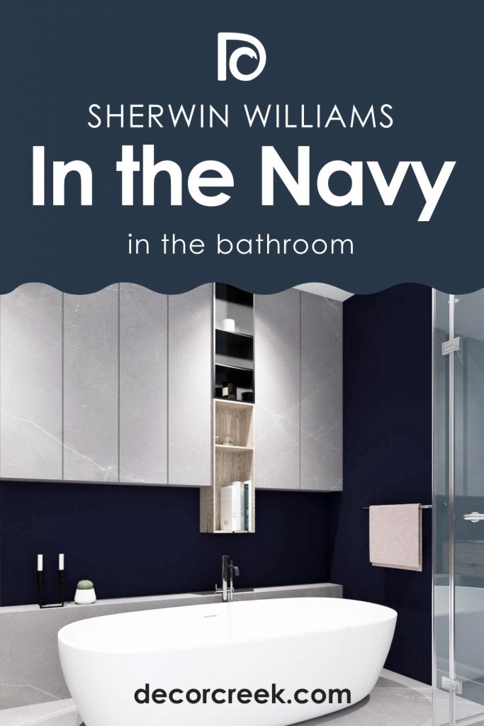 In the Navy SW 9178 Paint Color by SherwinWilliams