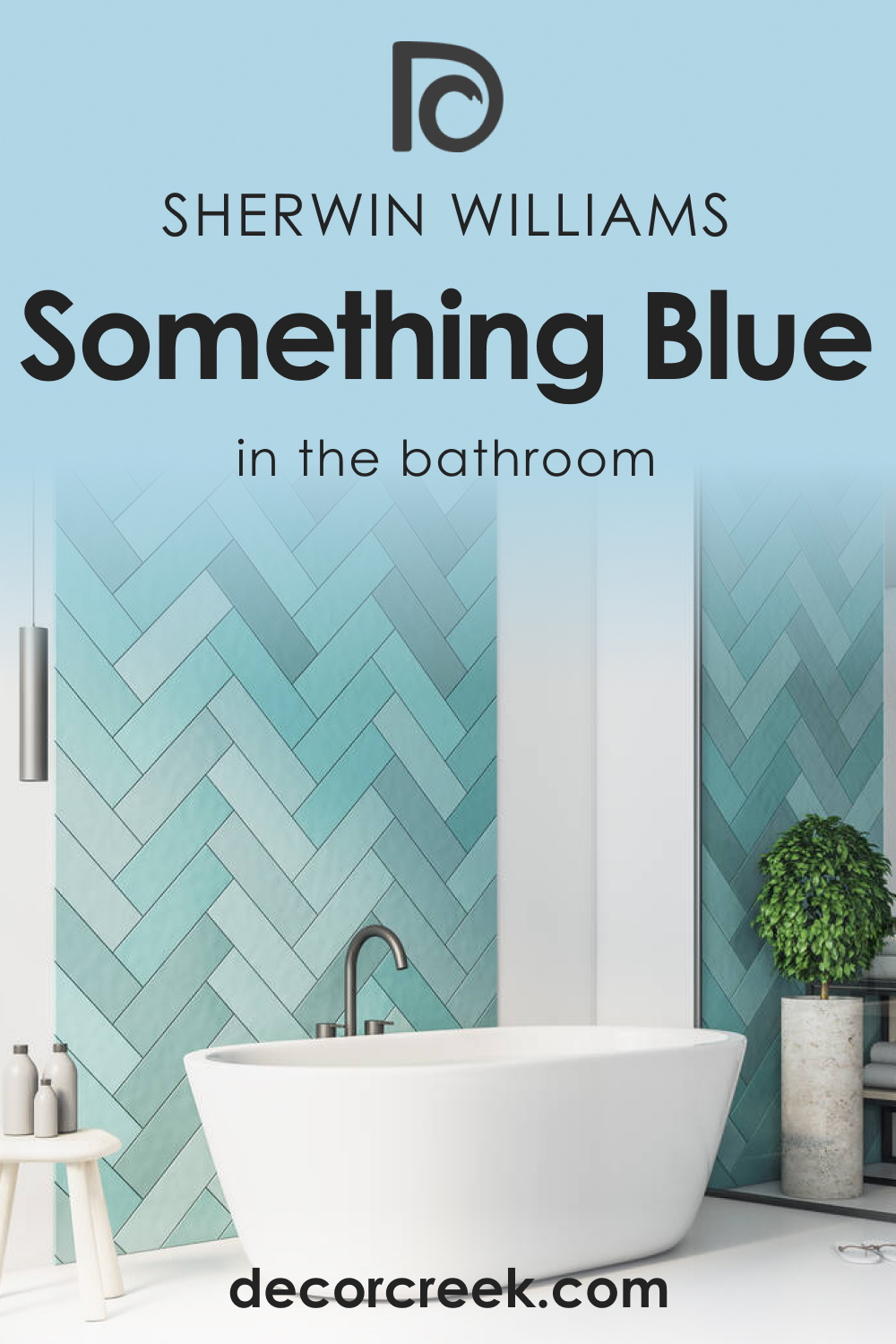 How to Use SW 6800 Something Blue in the Bathroom?
