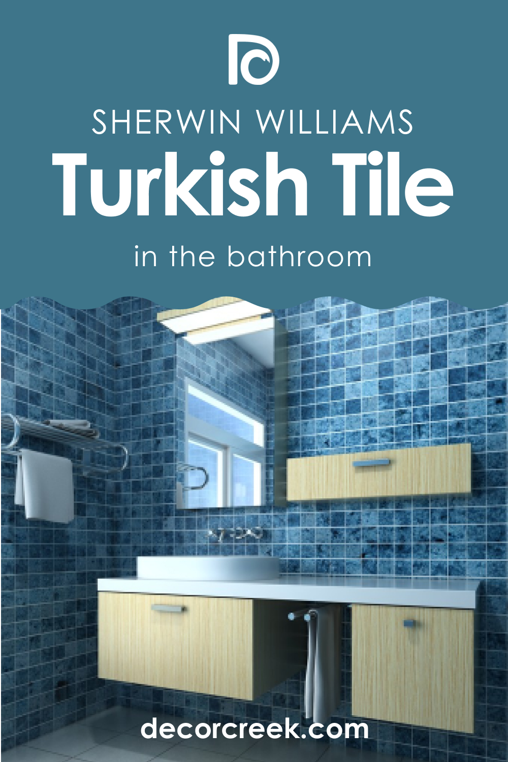 How to Use SW 7610 Turkish Tile in the Bathroom?