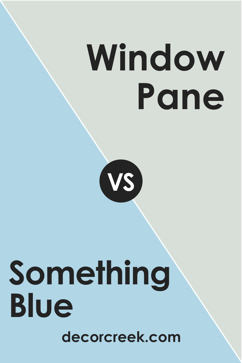 SW 6800 Something Blue vs. SW 6210 Window Pane