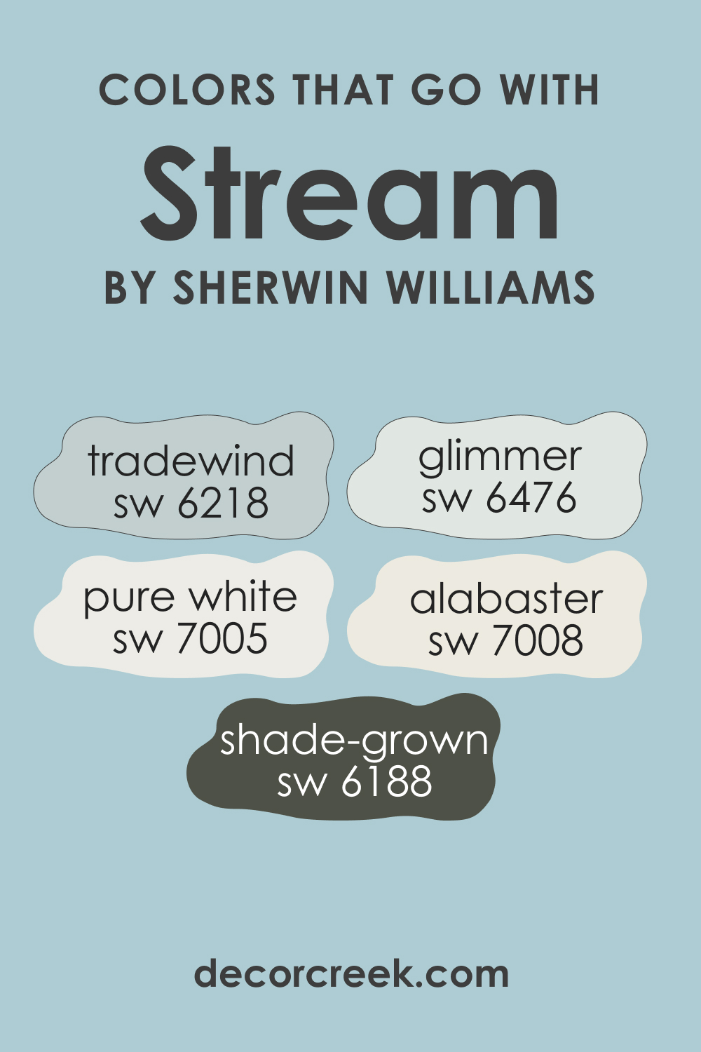 Colors That Go With SW 6499 Stream