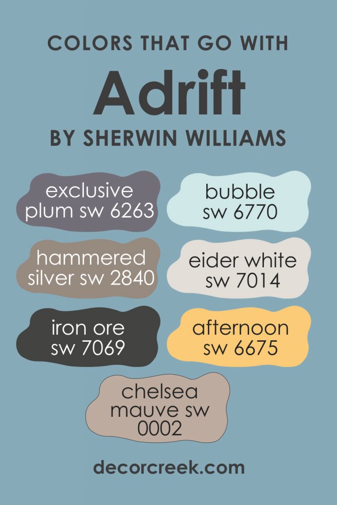 Adrift SW 7608 Paint Color by Sherwin-Williams - DecorCreek