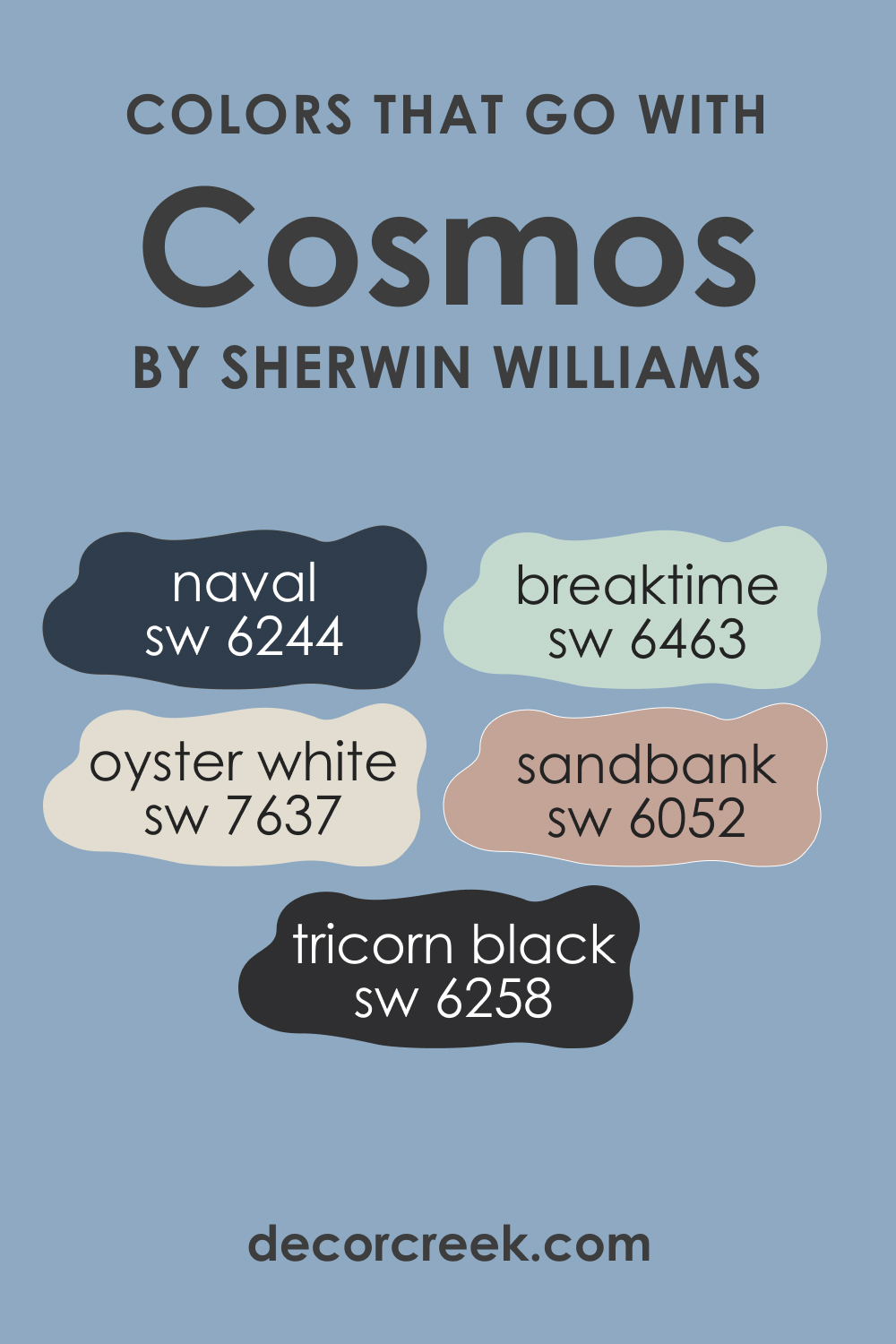 Colors That Go With SW 6528 Cosmos