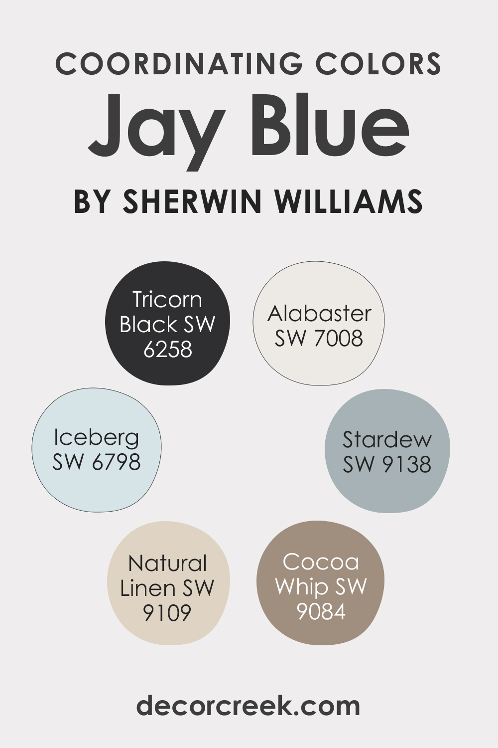 Coordinating Colors of SW 6797 Jay Blue