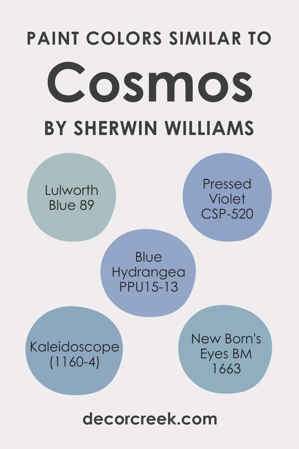 Colors Similar to SW 6528 Cosmos