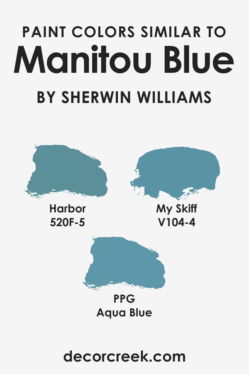 Colors Similar to SW 6501 Manitou Blue