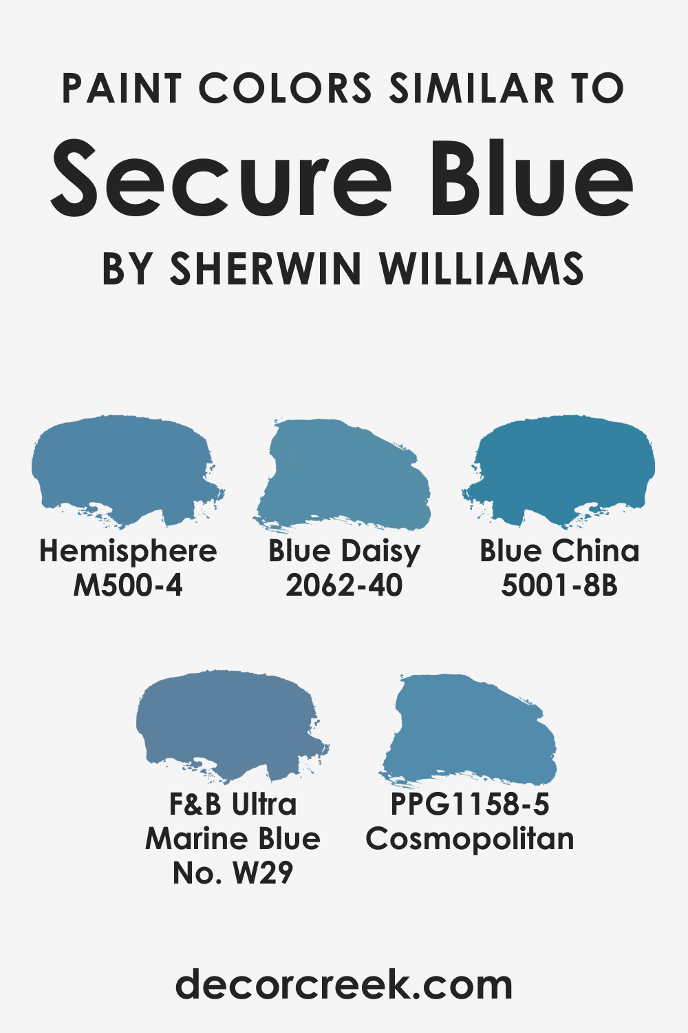 Colors Similar to Secure Blue SW 6508