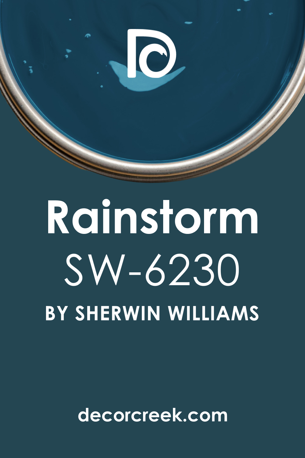 Rainstorm SW 6230 Paint Color by Sherwin-Williams